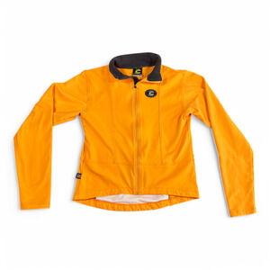 Vintage Cannondale Jacket Womens EXTRA SMALL Yellow Cycling Rear Pocket Biking